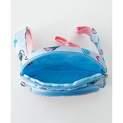 Babyhug Sling Bag With Lilo & Stitch Graphics - Pink & Blue
