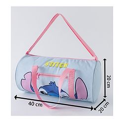 Babyhug Disney Free Size Sling Bag With Stitch Graphic - Light Blue