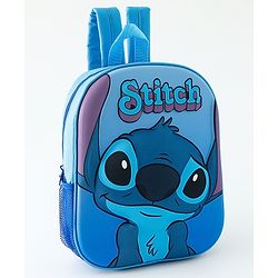 Babyhug Fashion Backpacks With Lilo & Stitch Graphics - Blue