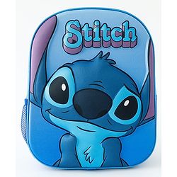 Babyhug Fashion Backpacks With Lilo & Stitch Graphics - Blue