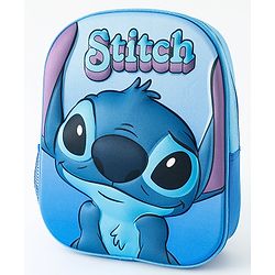 Babyhug Fashion Backpacks With Lilo & Stitch Graphics - Blue