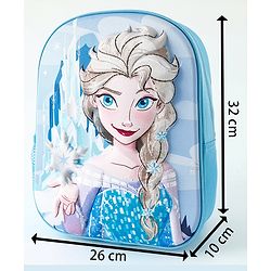 Babyhug Fashion Backpacks With Disney Frozen Princess Print - Multicolor