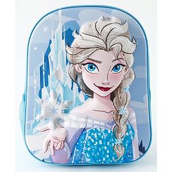 Babyhug Fashion Backpacks With Disney Frozen Princess Print - Multicolor