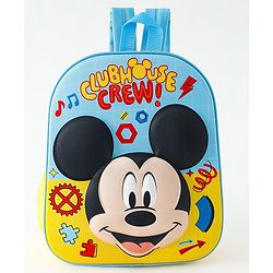 Babyhug Fashion Backpacks With Mickey Mouse Print - Multicolor