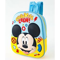 Babyhug Fashion Backpacks With Mickey Mouse Print - Multicolor