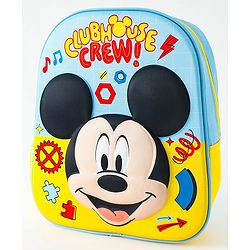 Babyhug Fashion Backpacks With Mickey Mouse Print - Multicolor