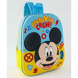 Babyhug Fashion Backpacks With Mickey Mouse Print - Multicolor