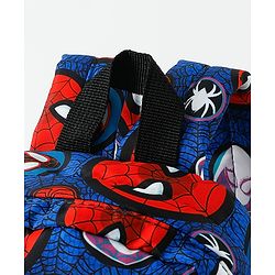 Babyhug Fashion Backpacks With Spider Man Print - Navy Blue
