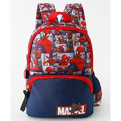 Babyhug Fashion Backpacks With Spider Man Print - Multicolor