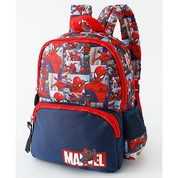 Babyhug Fashion Backpacks With Spider Man Print - Multicolor