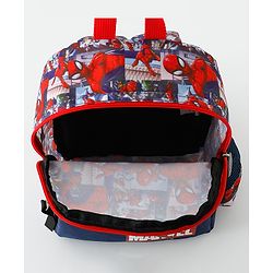 Babyhug Fashion Backpacks With Spider Man Print - Multicolor
