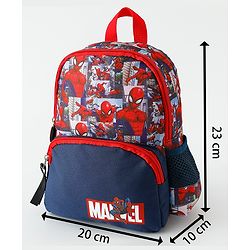 Babyhug Fashion Backpacks With Spider Man Print - Multicolor