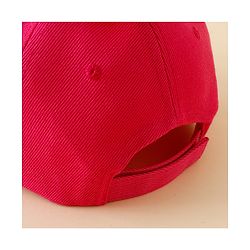 Babyhug Baseball Caps with Dino Applique Dark Pink - Diameter 17 cm
