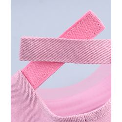 Babyhug Baseball Cap With Dolphin Applique Pink - Diameter 17 cm