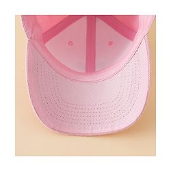 Babyhug Baseball Cap With Dolphin Applique Pink - Diameter 17 cm