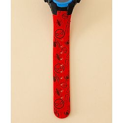 Babyhug Free Size Digital Watch with Spiderman Print - Red