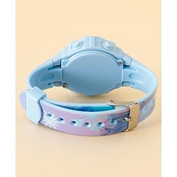 Babyhug Free Size Digital Watch with Frozen Print - Blue & White