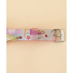 Babyhug Free Size Digital Watch with Princess Print - Light Pink