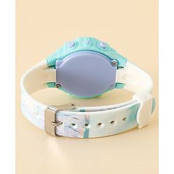 Babyhug Free Size Digital Watch with Frozen Print - Green & Blue
