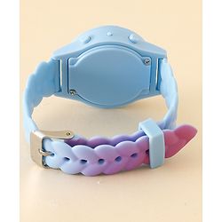 Babyhug Free Size Digital Watch with Frozen Print - Blue & Pink