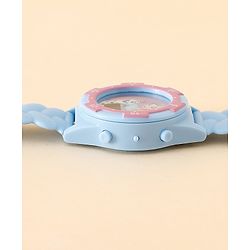 Babyhug Free Size Digital Watch with Frozen Print - Blue & Pink