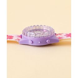 Babyhug Free Size Digital Watch with Minnie Mouse Print - Pink & Purple