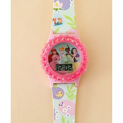 Babyhug Free Size Digital Watch Disney Print- Pink