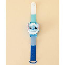 Babyhug Free Size Digital Watch with Mickey Mouse Print - White &  Blue