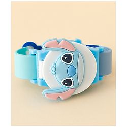 Babyhug Free Size Digital Watch with Mickey Mouse Print - White &  Blue