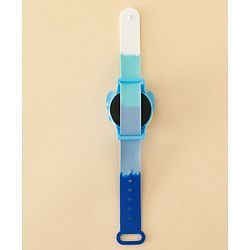 Babyhug Free Size Digital Watch with Mickey Mouse Print - White &  Blue