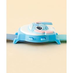 Babyhug Free Size Digital Watch with Mickey Mouse Print - White &  Blue