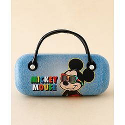 Babyhug Mickey Mouse Print Glasses Case Free Size - Blue