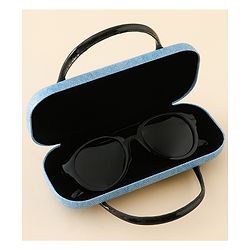 Babyhug Mickey Mouse Print Glasses Case Free Size - Blue