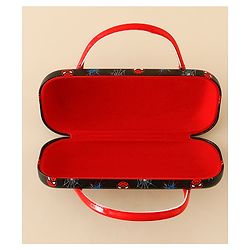 Babyhug Spiderman Print Glasses Case Free Size - Blue