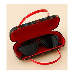 Babyhug Spiderman Print Glasses Case Free Size - Blue