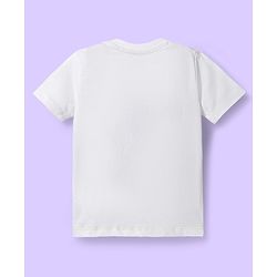 Babyhug 100% Cotton Knit Half Sleeves T-Shirts with Stripes & Go Team Text Print Pack of 3 - Navy Blue & Neon Green