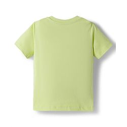 Babyhug 100% Cotton Knit  Half Sleeves T-Shirt with Stripes & Nautical Print Pack of 3 - Light Blue & Light Green
