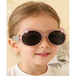 Babyhug Sunglasses With Disney Princess Ariel Print  - Light Pink