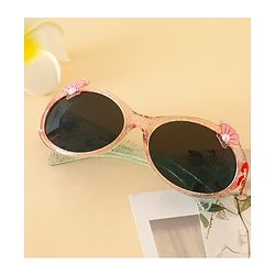 Babyhug Sunglasses With Disney Princess Ariel Print  - Light Pink