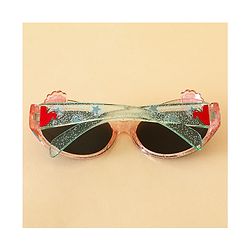 Babyhug Sunglasses With Disney Princess Ariel Print  - Light Pink