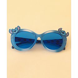 Babyhug Free Size Sunglasses With Stitch Applique - Blue