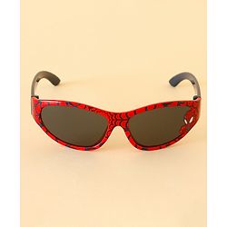 Babyhug Sunglasses with Spiderman Theme Print  - Red