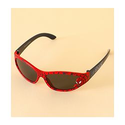 Babyhug Sunglasses with Spiderman Theme Print  - Red