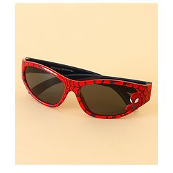 Babyhug Sunglasses with Spiderman Theme Print  - Red