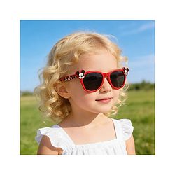 Babyhug Sunglasses With Mickey Mouse Print & Applique - Red
