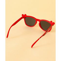 Babyhug Sunglasses With Mickey Mouse Print & Applique - Red