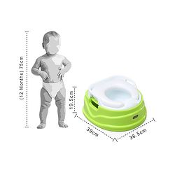 Babyhug Practico 4-in-1 Potty Chair - Green