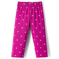 Babyhug Cotton Knit Full Sleeves Night Suit With Text Print - Pink