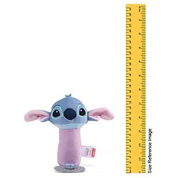 Babyhug Disney Stitch Soft Rattle Toy with Squeeze Sound & Teether| Plush Easy-Grip Sensory Toy for Babies| Supports Teething, Fine Motor Skills & Early Development| BIS Certified