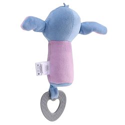 Babyhug Disney Stitch Soft Rattle Toy with Squeeze Sound & Teether| Plush Easy-Grip Sensory Toy for Babies| Supports Teething, Fine Motor Skills & Early Development| BIS Certified